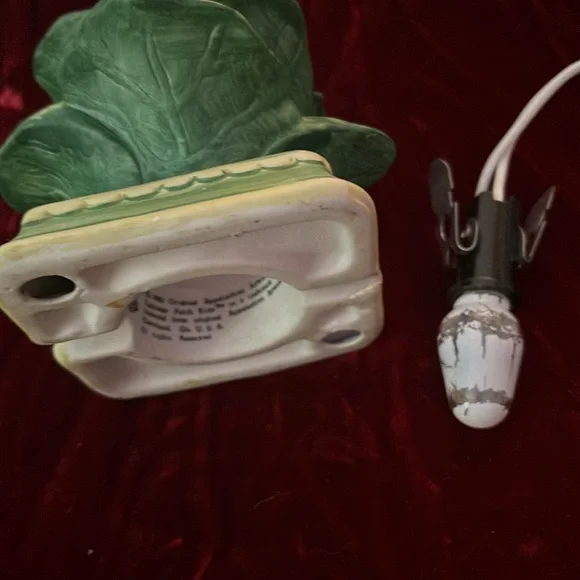 Cabbage Patch Baby Night Light; Perf Working Order; Porcelain, elec cord/switch - Picture 11 of 11